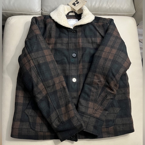 NWT - Frank & Oak Women’s Wool Blended Padded Bomber Jacket - Size M - Picture 8 of 16